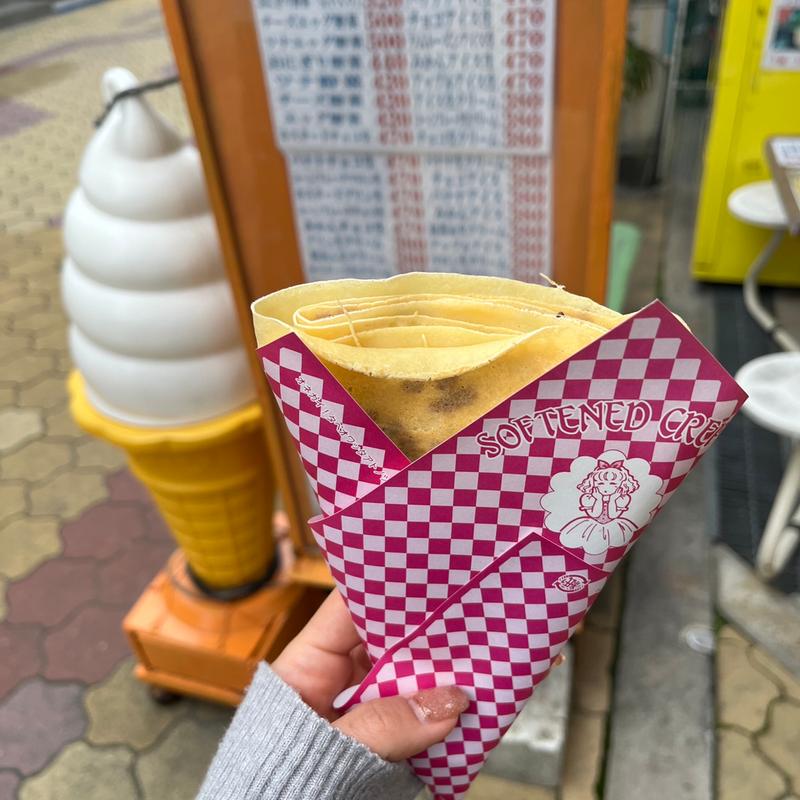 チョコバナナクレープ(クレープ 千成春屋)