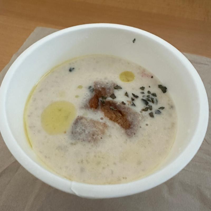 季節のスープ クラムチャウダー(パークサウスサンドイッチ)