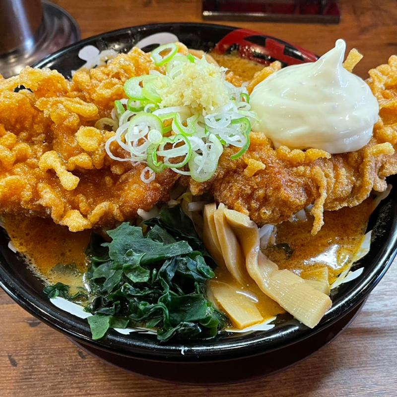 特製味噌でか唐ラーメン(丸高屋 大田原店)