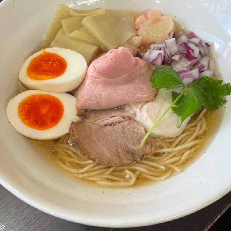 味玉汐蕎麦(麺処 花火)