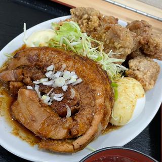 厚切りちゃーしゅーとりから(竹清食堂)