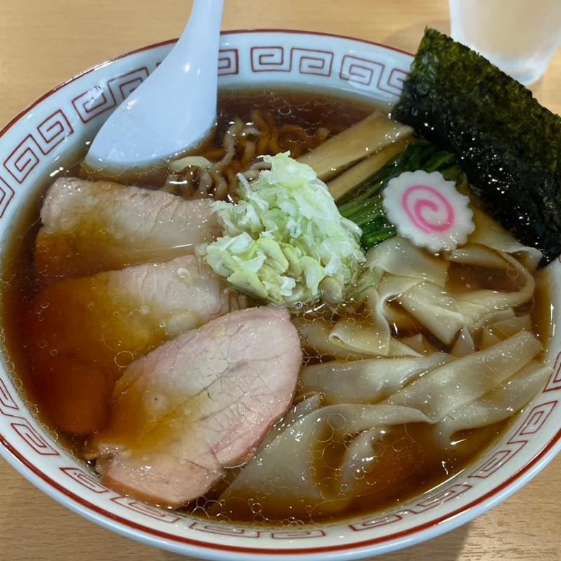 ワンタン麺(白河 中華そば 葵)