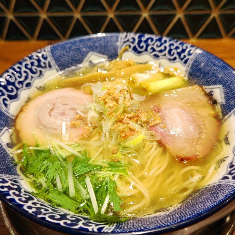 塩ラーメン(ハマカゼ拉麺店)