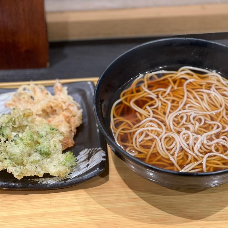 旬野菜そば(小諸そば 茅場町店)