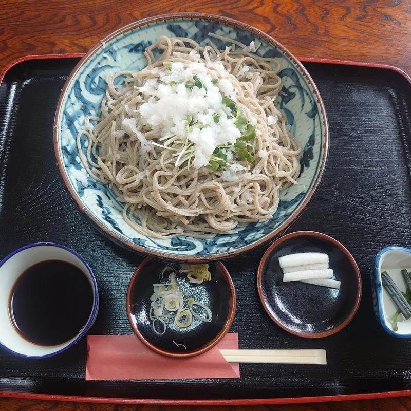 おろしそば＋大盛り(そば処 あかね)
