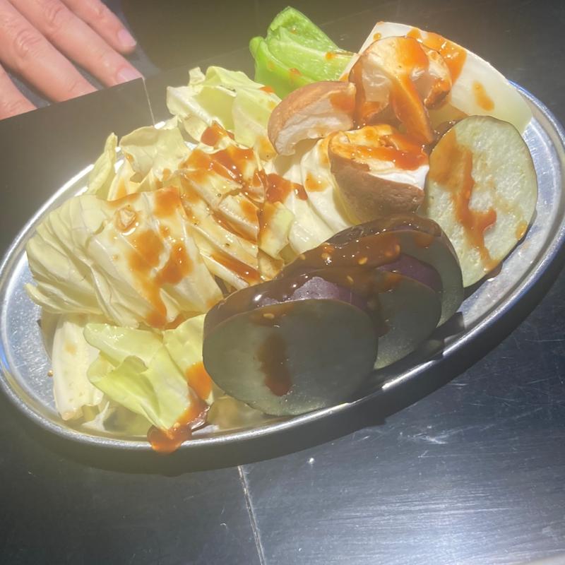 焼き野菜盛り合わせ(ヤキニク ラーメン フタバ)