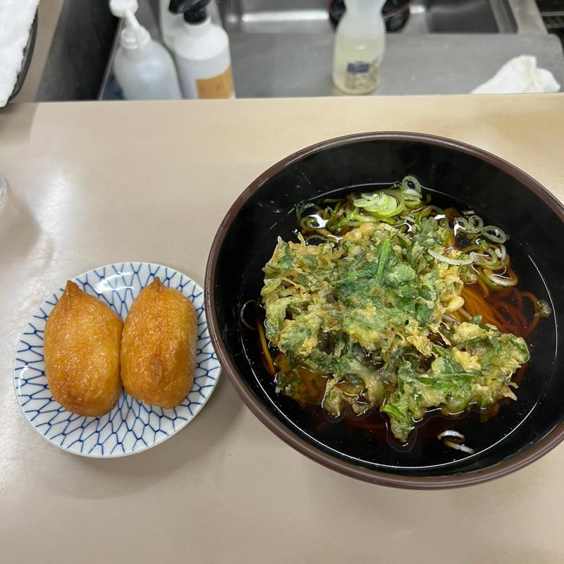 春菊天そば　いなり2ケ(山田屋 )