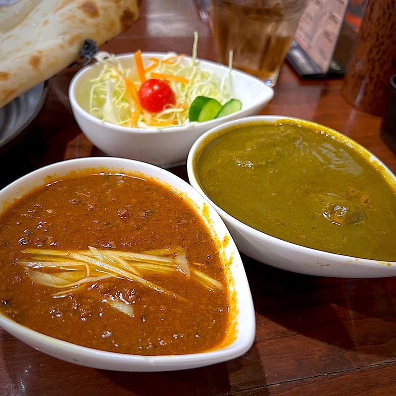 キーマカリー＆サグチキン(ソウルフードインディア 水道橋)