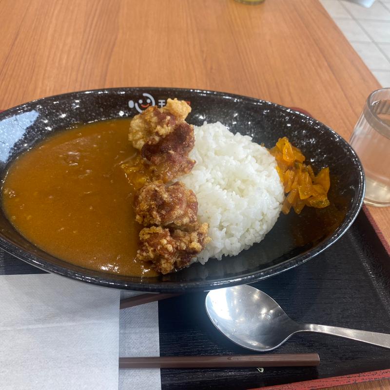 モテナス唐揚カレー(モテナス 赤松PA (上り))