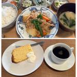 本日のランチ (肉じゃが&デザート)(ギンゴウカフェ （GINKGO CAFE）)