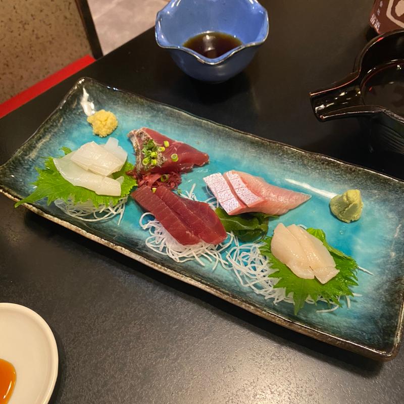 板長おすすめ鮮魚5点盛(錦糸町 海鮮居酒屋ＭＡＲＵ)