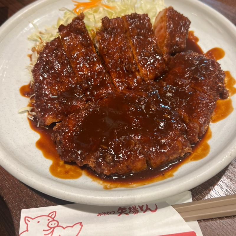 わらじトンカツ定食(矢場とん 名古屋駅名鉄店 )