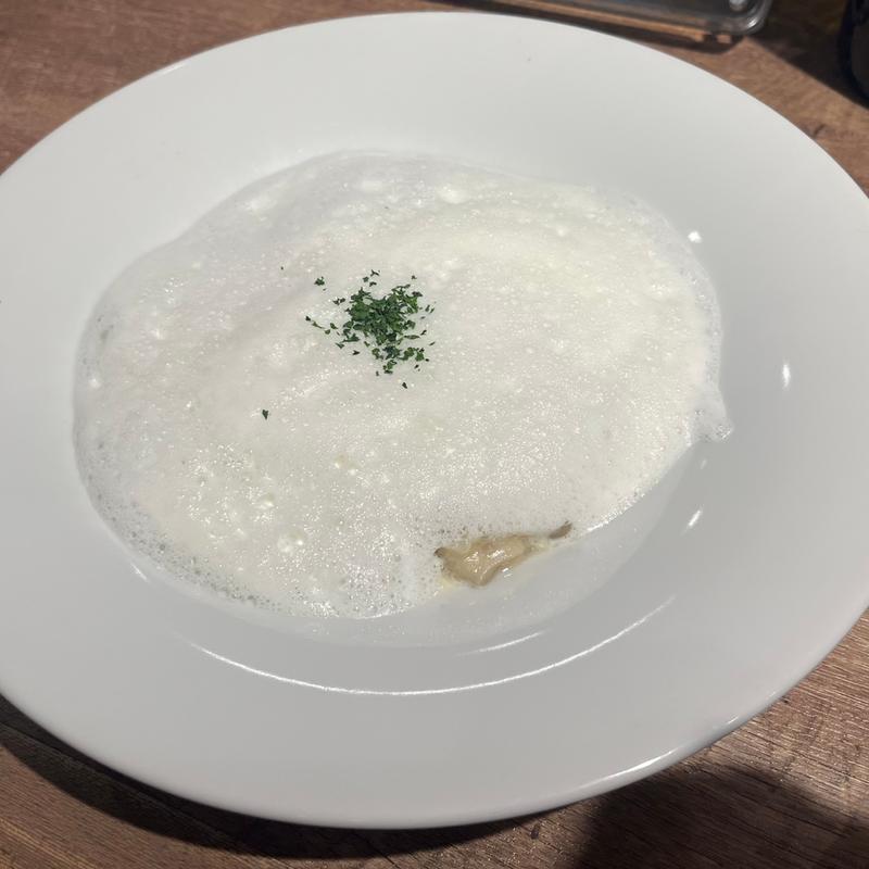 きのこのリゾット　トリュフ泡仕立て(フレンチ惣菜 赤白 KOHAKU)