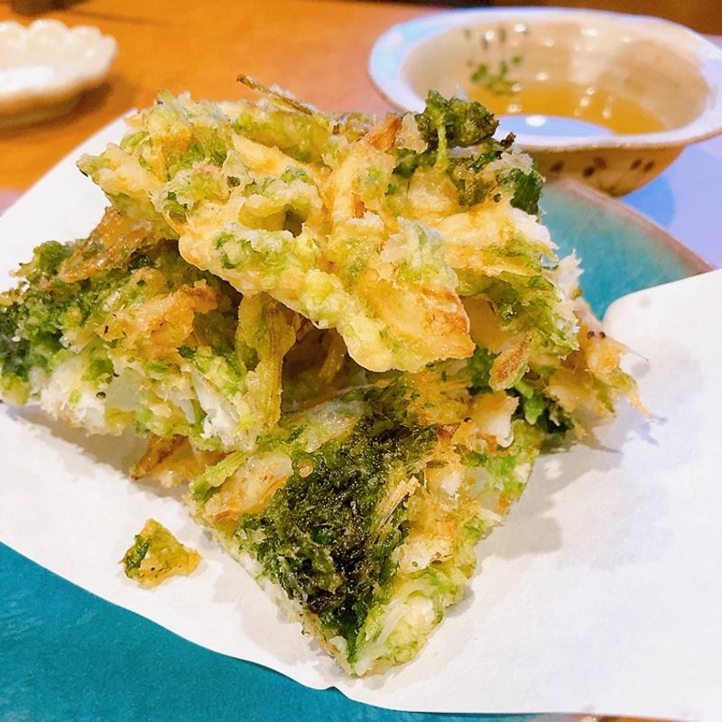 白えびと生青のりのかき揚げ(典座)