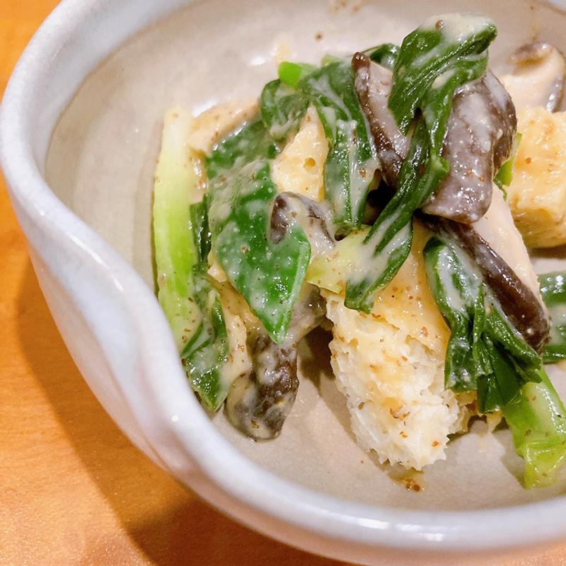 おあげと椎茸のぬた(典座)