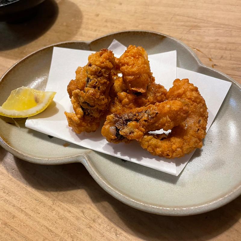 タコの唐揚げ(丸万寿司 本店)