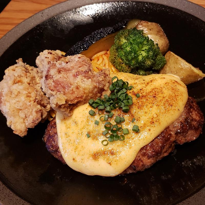 明太マヨハンバーグ(山本のハンバーグ 渋谷食堂)