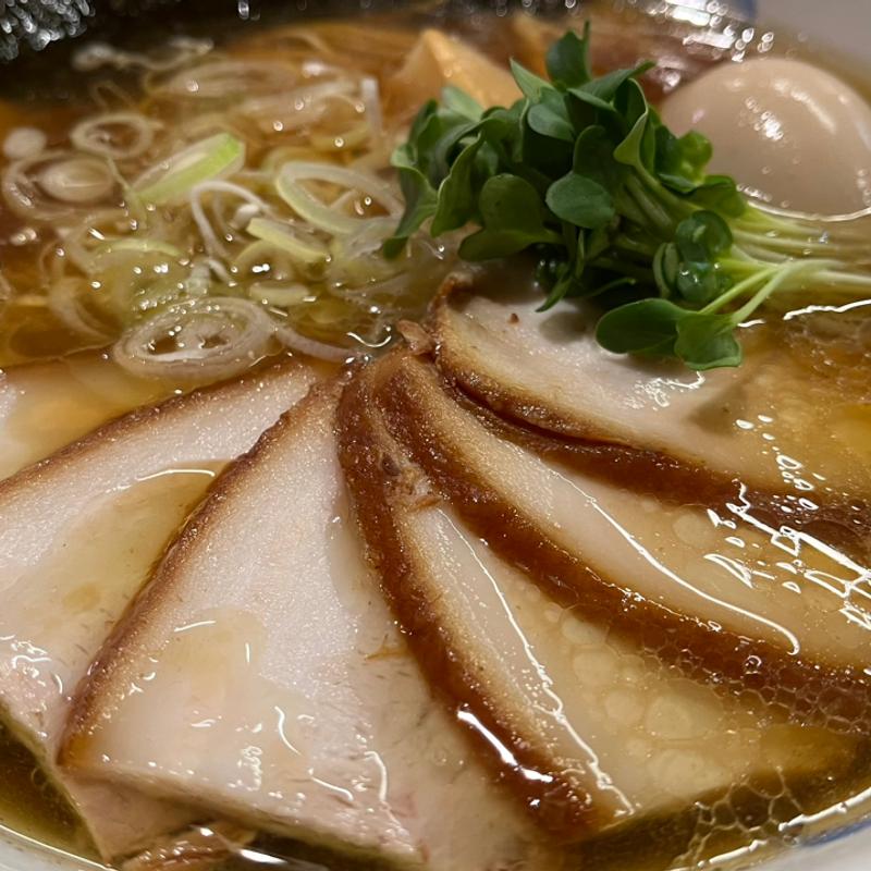 肉そば 煮卵トッピング(中華蕎麦 みず川)