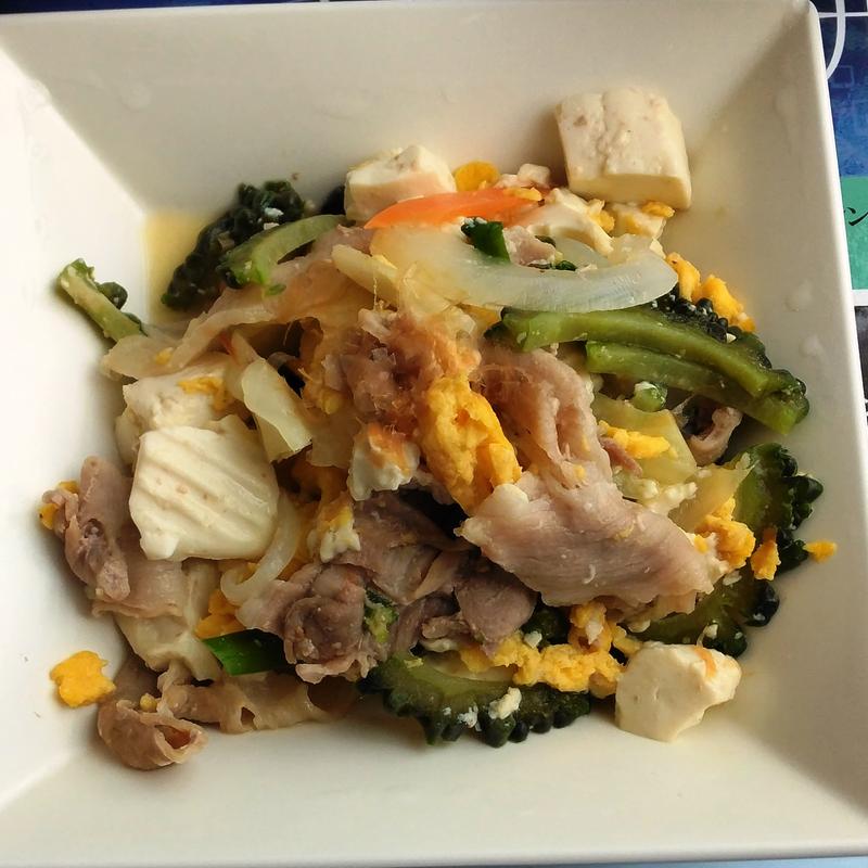 ゴーヤチャンプルー(東京科学大学つばめ生協すずかけ台食堂)