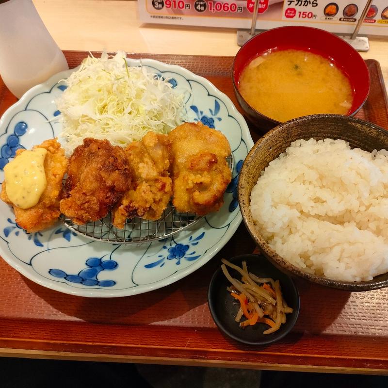 デカから定食(から揚げの天才 矢口渡店)