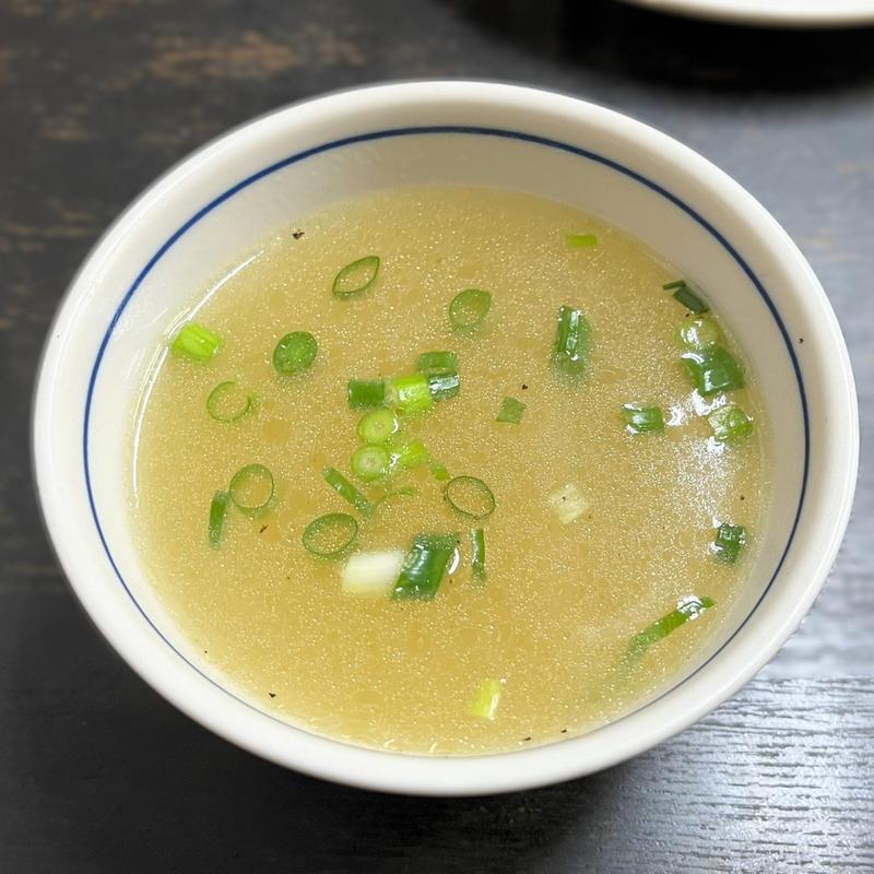 五目ヤキメシのスープ(昌興楼)