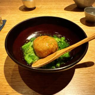 蓮根饅頭菜の花あんかけ(高太郎 （こうたろう）)