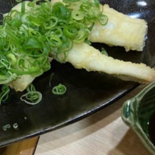 穴子天ぷら(食事処ちゃんこ鍋かじの)