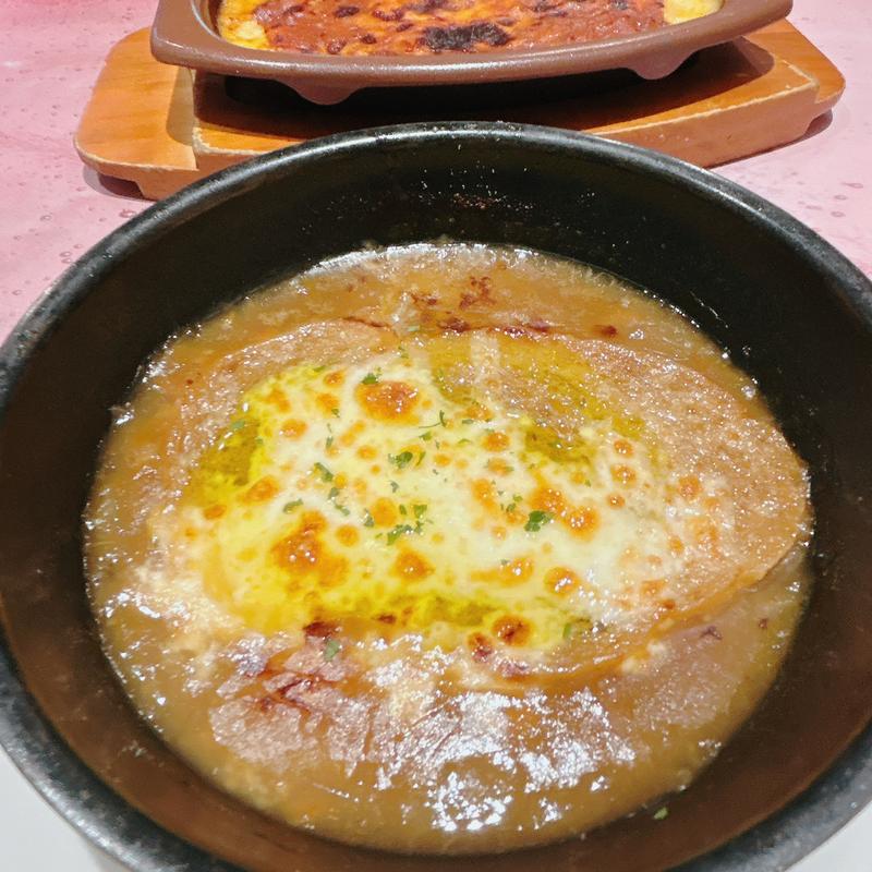 玉ねぎのズッパ(サイゼリヤ 梅田センタービル店)