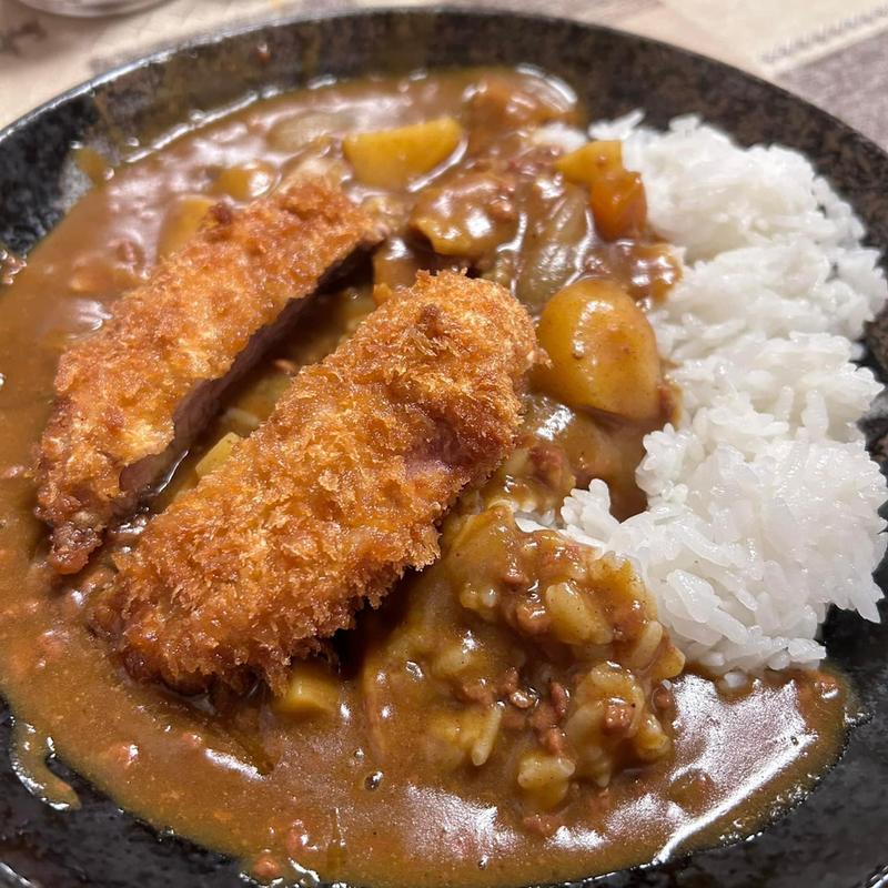 ヒレカツ1枚カレー(てっ平)