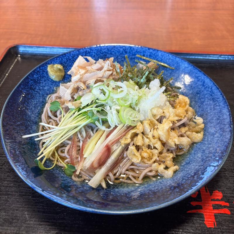 薬味そば(大衆食堂 半田屋 川越店)