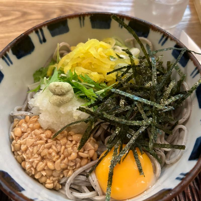 納豆蕎麦(そばとお酒　八雲 さっぽろ地下街オーロラタウン店)