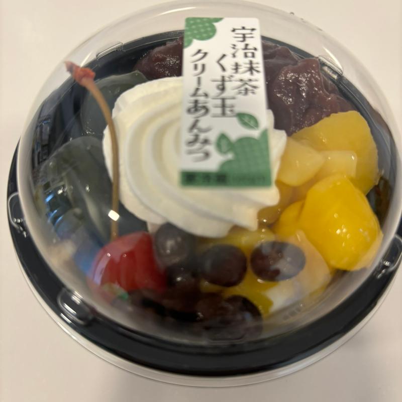 宇治抹茶くず玉あんみつ(シャトレーゼ LABI品川大井町店)