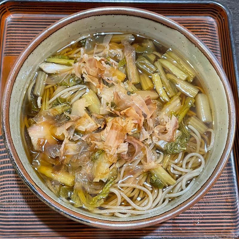 すんきそば(狸囃)