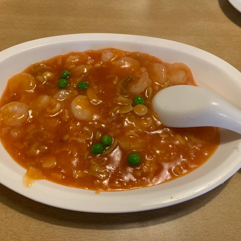 エビチリ(中華飯店 康楽)