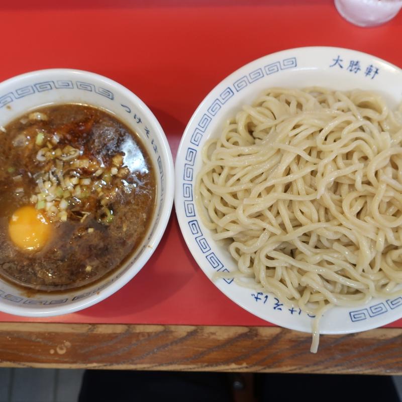 つけそば 玉子入り(大勝軒)
