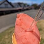 ジェラートシングル（いちごシャーベット）