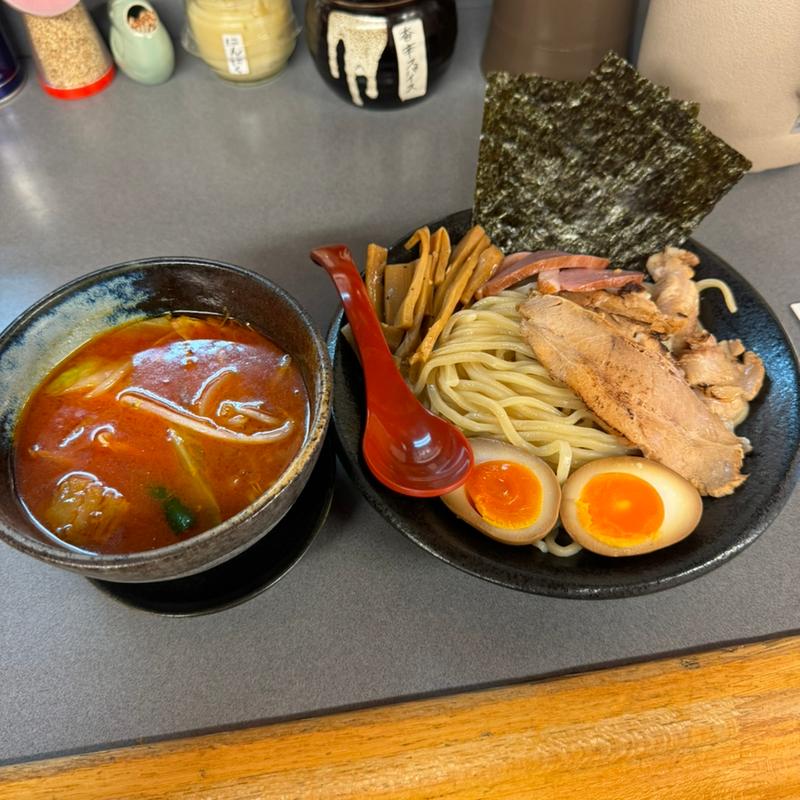 特製辛醤つけめん(味噌らーめん 比田井)