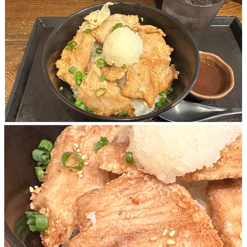 鮪唐揚げおろし丼(鮪市場 小田急海老名駅店)