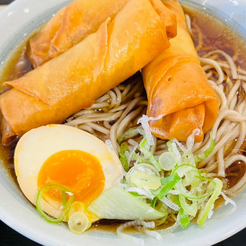 春巻そば(処めとろ庵 おにぎり上野店)