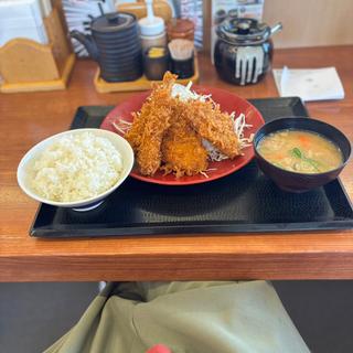 海老、ヒレカツ定食(かつや 東松山店)