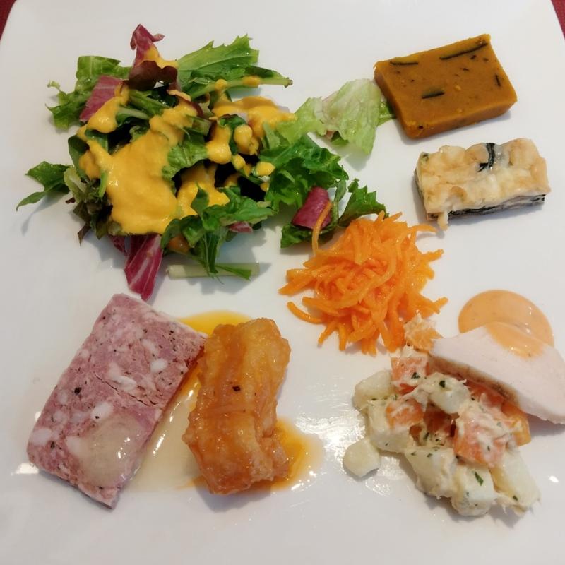 ランチコース(Bコース) 前菜盛り合わせ(レストラン ミモザ)