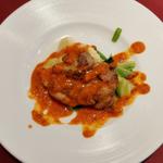 ランチコース(Bコース) 森林鶏のソテー 野菜のビネグレットソース