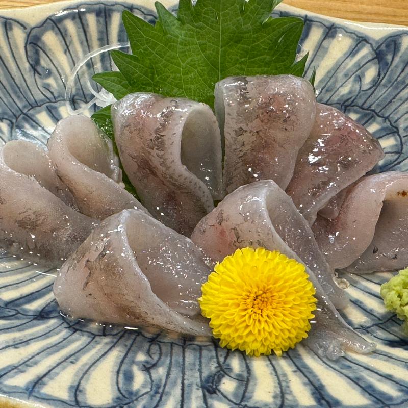 めひかり刺身(酒縁てる)