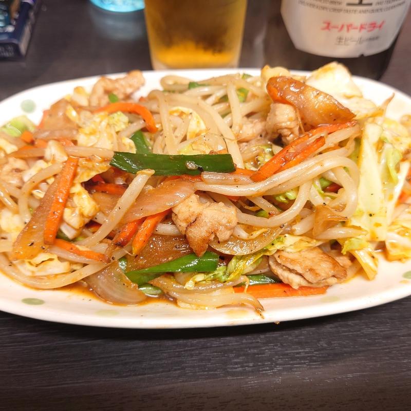 肉野菜炒め(らーめん居酒屋 けんちゃん)