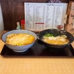 カツ丼とうどんセット(手打ちうどん吉野 )