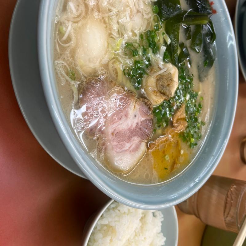 ホタテ塩豚骨(山岡家 水戸内原店 )