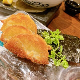 カチョカバロを海苔で巻いて(二毛作 )