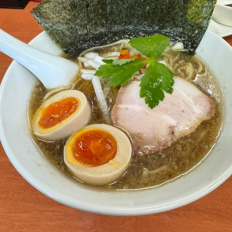煮干し醤油(煮玉子 焼き海苔)(麺や福々三座)