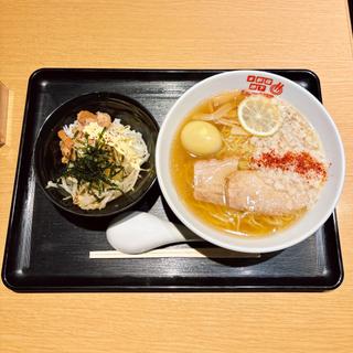 (トルネコパーパ)雪塩ラーメン＋ミニマヨジロ飯セット