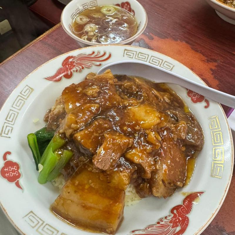 豚バラチャーハン(八宝亭)